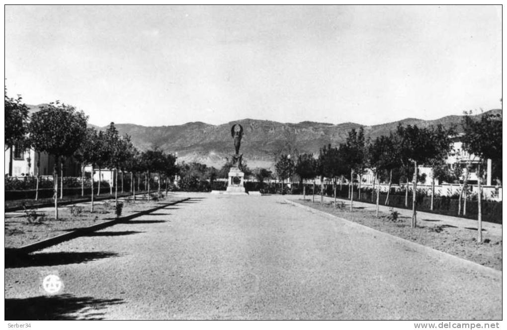 ALGERIE  - DZ-C3  - BATNA  - LE MONUMENT AUX MORTS ET LE NOUVEAU SQUARE
