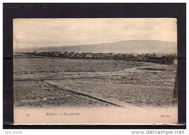 ALGERIE Batna Vue Générale, ed ND 53, 191?