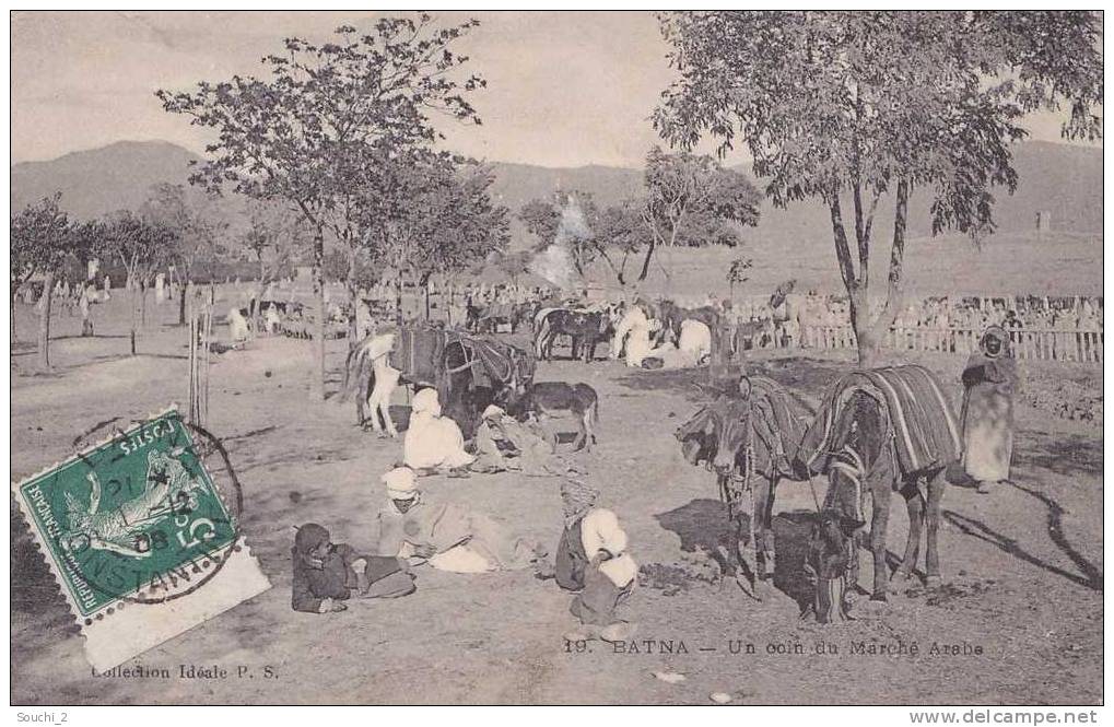 Batna.- (Algérie)  Un Coin du Marché Arabe -  (belle animation)