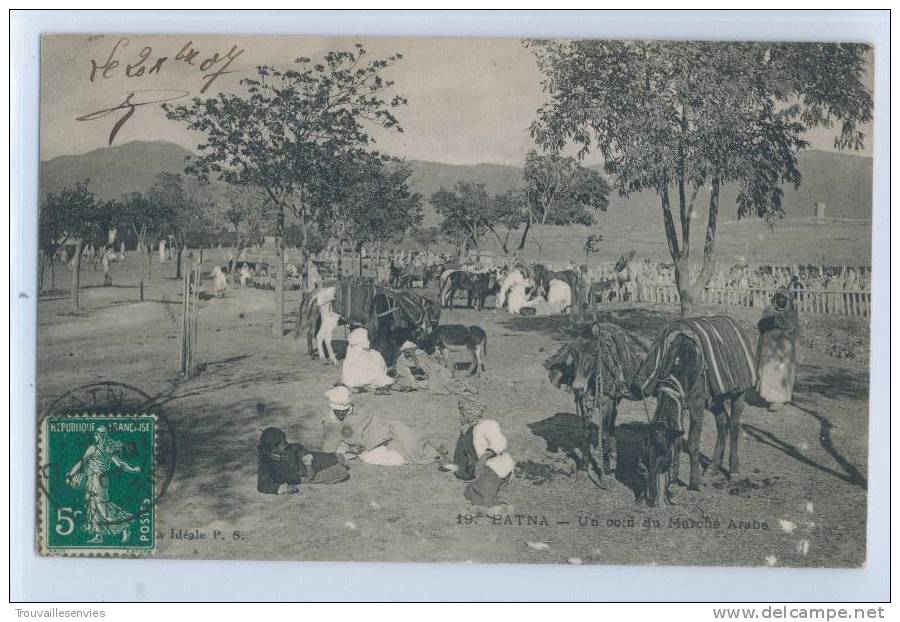 19. BATNA - UN COIN DU MARCHE ARABE