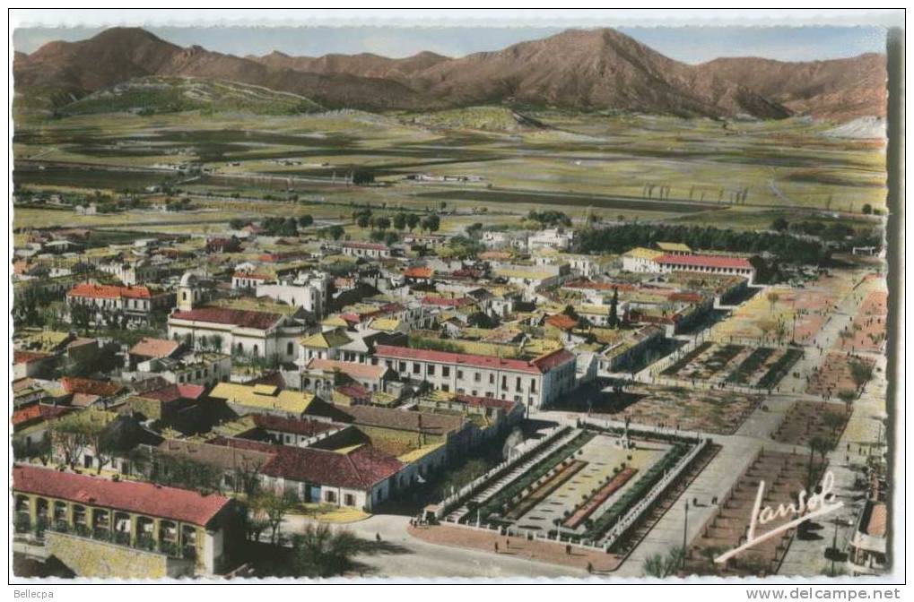 ALGERIE BATNA Vue aérienne de la ville Esplanade Bocca cpsm