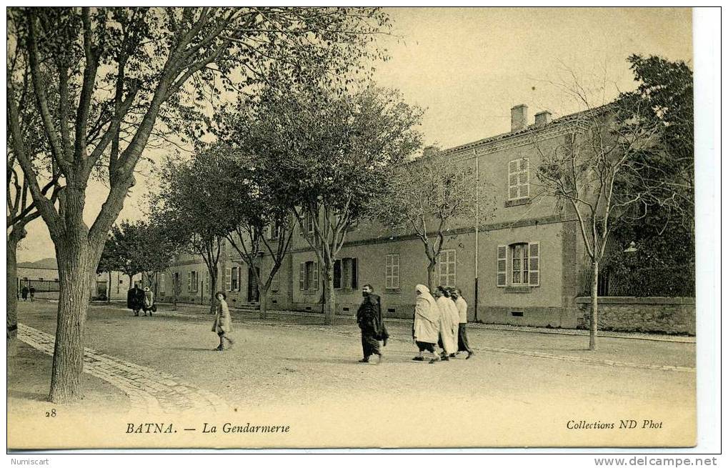 CPA...DE BATNA...ANIMEE ...LA GENDARMERIE...