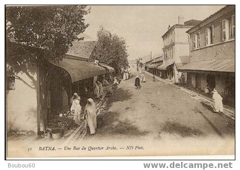 BATNA - Une Rue du Quartier Arabe