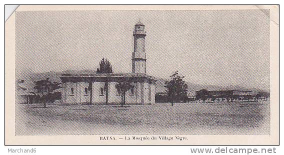 ALGERIE.BATNA.LA MOSQUEE DU VILLAGE NEGRE  FORMAT MIGNONETTE ...coins abime voir scan