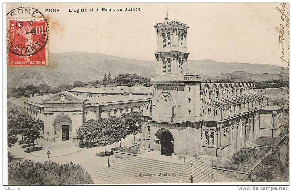 BONE L EGLISE ET LE PALAIS DE JUSTICE