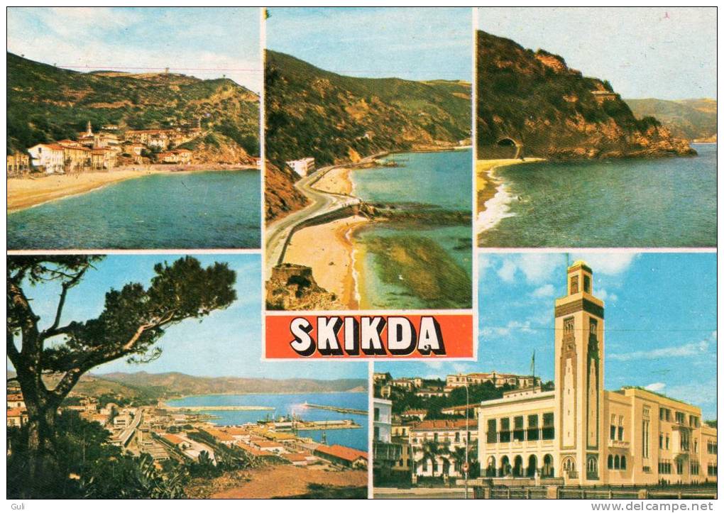 Algérie- SKIKDA  - multi vues  (- Editions  Kendour Alger  n°703)*PRIX FIXE