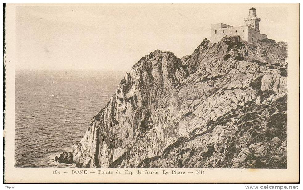 ALGERIE BONE POINTE DU CAP DE GARDE LE PHARE