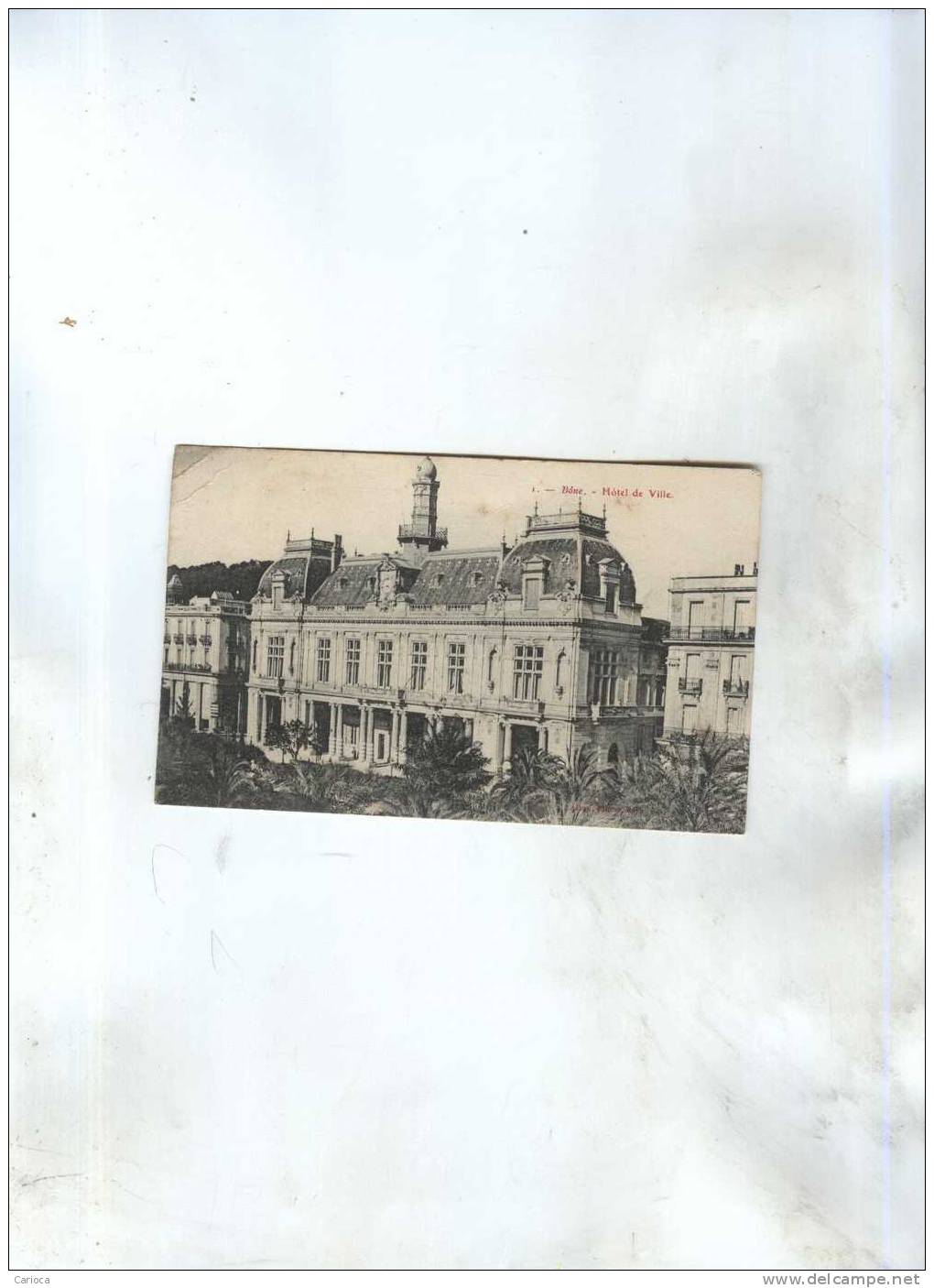 CP BONE HOTEL DE VILLE EN 1916