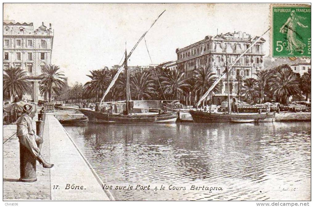 bone algerie vue sur le port