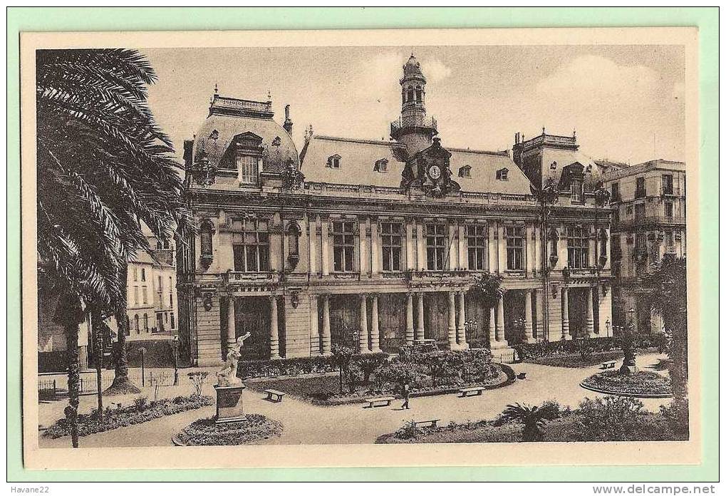M187 ALGERIE BONE HOTEL DE VILLE ET LE SQUARE DE LA LIBERTE