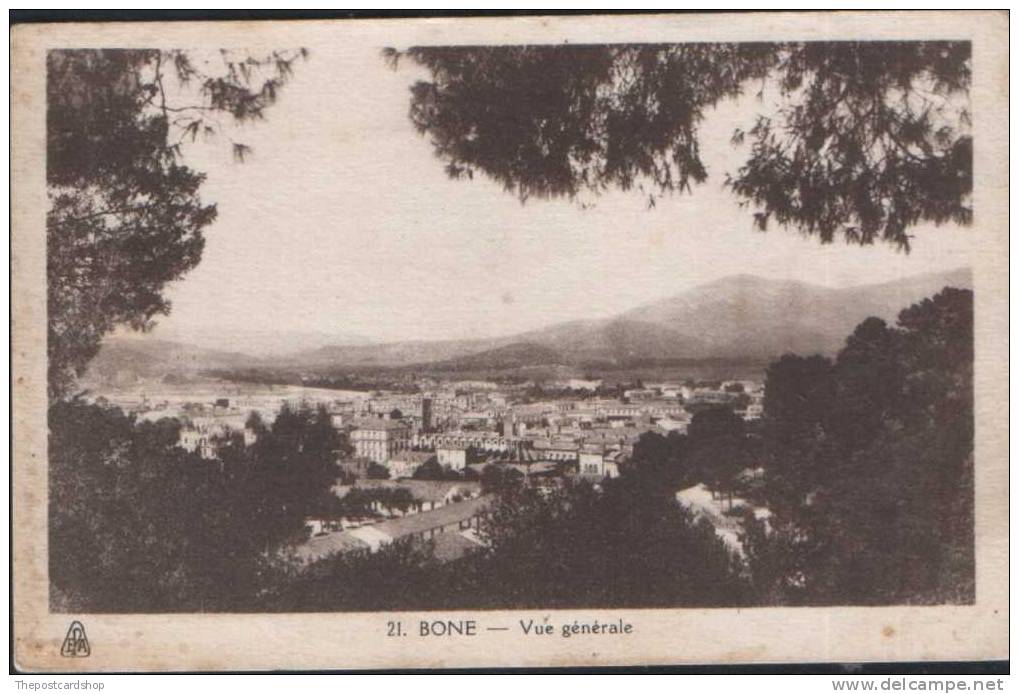 CPA ALGER ALGIERS ALGERIA  No.21 BONE VUE GENERALE ALBERT ALGER