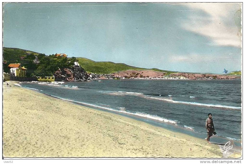 CPSM Bône - La plage St-Cloud