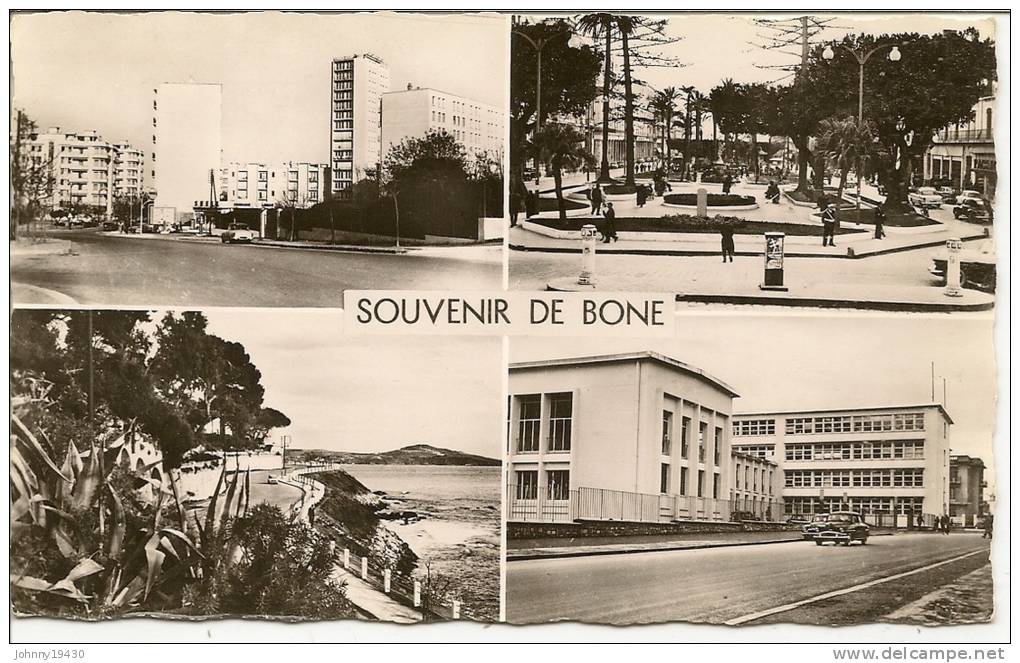 66 - SOUVENIR DE BONE  ( 4 VUES ) ALGERIE - ANNABA