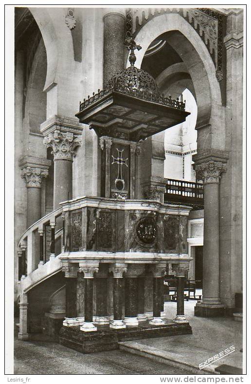 CP - PHOTO - HIPPONE - BONE - BASILIQUE SAINT AUGUSTIN - LA CHAIRE EN ONYX - RABLEDO - J. LE MARIGNY