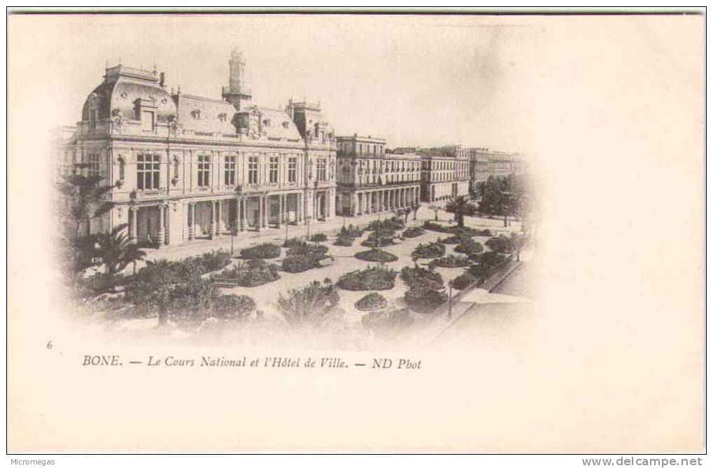 BONE - Le Cours National et l'Hôtel de Ville