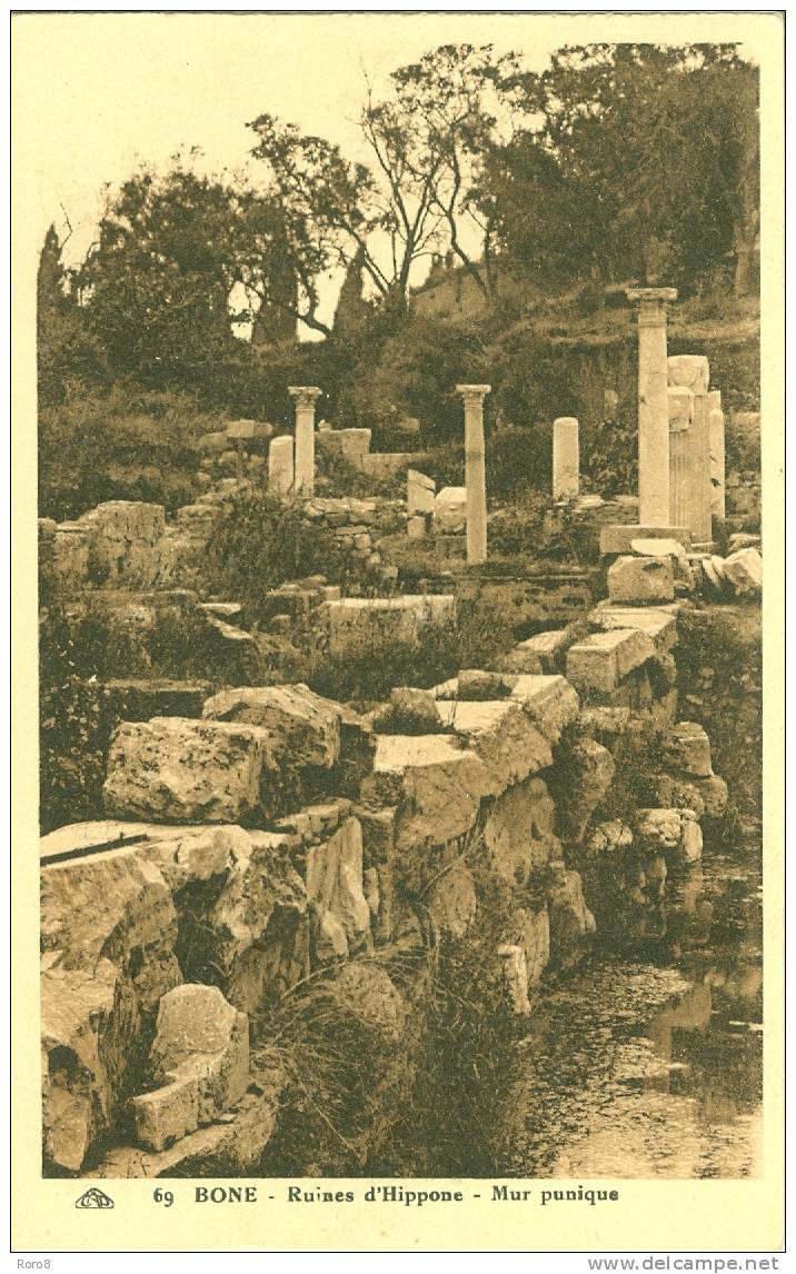 69 - BONE - Ruines d´ Hippone - Mur punique