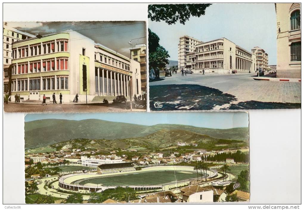 Lot carte postale poste Annaba Bône Algérie AFN