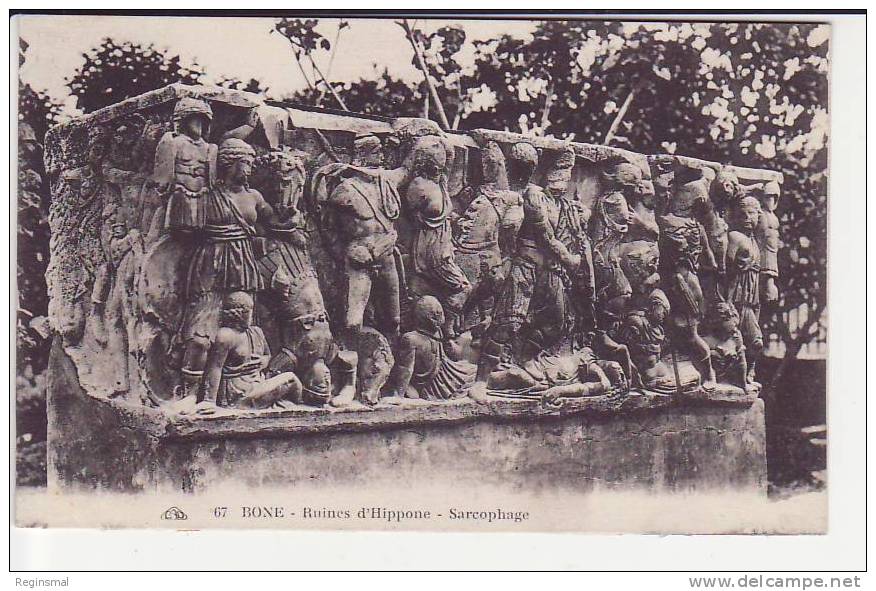 Bone, Ruines d' Hippone, Sarcophage ca. 1925