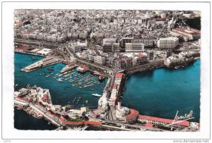 Alger        Vue aérienne     L'Amirauté et le Port