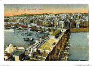 ALGER Vue générale prise de l'amirauté