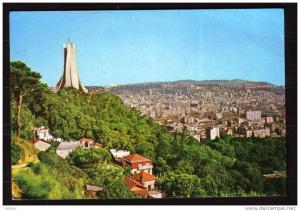 ALGER - Monument-Mémorial du Martyr  - Circulated under Cover  - Circulé sous enveloppe.