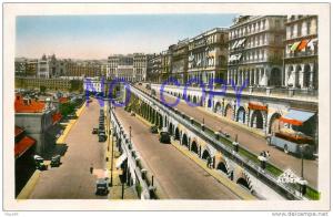 ALGER   BOULEVARD CARNOT LES RAMPES ET LA PREFECTURE