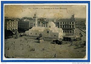 63 451  alger  la mosquée et le palais consulaire