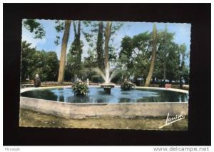 CP NEUVE  ALGERIE ALGER ORLEANSVILLE  JARDIN PUBLIC  / JANSOL