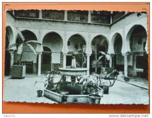 E1-Algerie-Ager-interieur d'un maison mauresque--carte photo
