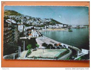 E1-Algerie-Alger- vue generale de -Bab el oued--carte photo