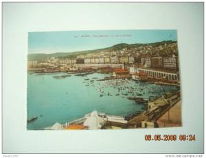 ALGER   ALGERIE  LE  PORT ET LA VILLE