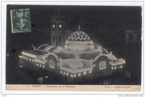 CPA  Alger Illumination de la mosquée    B150