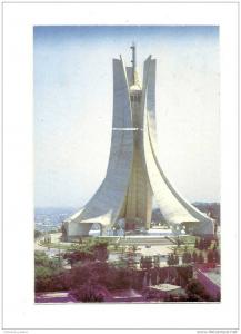 cp, Algerie, Alger, Makam Echahid, voyagée 1990