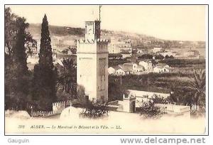 CPA - ALGER - LE MARABOUT DE BELCOURT ET LA VILLE - Editions L.L / N° 392