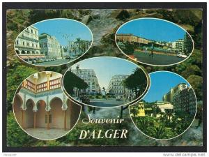 DF / ALGERIE / ALGER / SOUVENIR D´ ALGER / CARTE MULTIVUES / CIRCULEE EN 1975