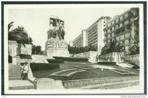 Alger - vue sur monument aux morts de la ville d'alger et les bureaux du gouvernement   ui268