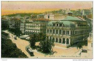 29. Alger - Le Théatre et la place Bresson - LL.