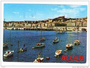 ALGERIA - 0061 - Alger la Blanche . Le Port et la ville