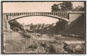 - CPA ALGERIE - Relizane, le barrage et le pont