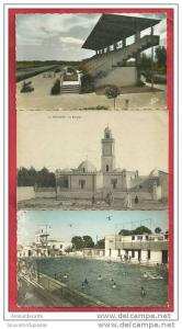 CPA N°2994 / RELIZANE - STADE HIPPODROME   MOSQUEE   PISCINE- LOT DE 3 CARTES