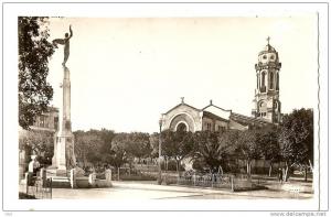relizane monument aux morts et eglise