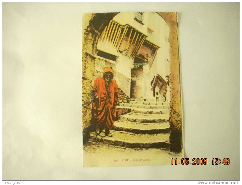 ALGERIE   ALGER  RUE  BOULABAH