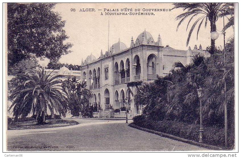 Algérie - Alger - Palais d´été du Gouverneur à Mustapha-Supérieur