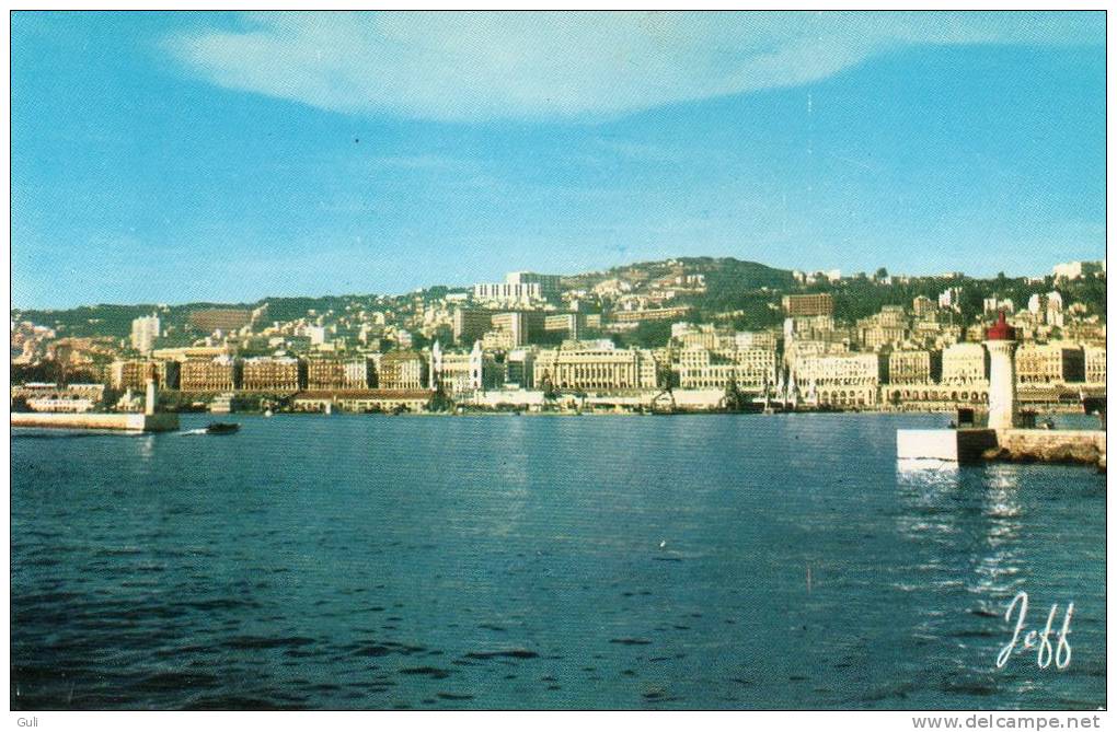 Algérie-ALGER -Le Port et vue générale ( - Editions Jeff 1002) * PRIX FIXE