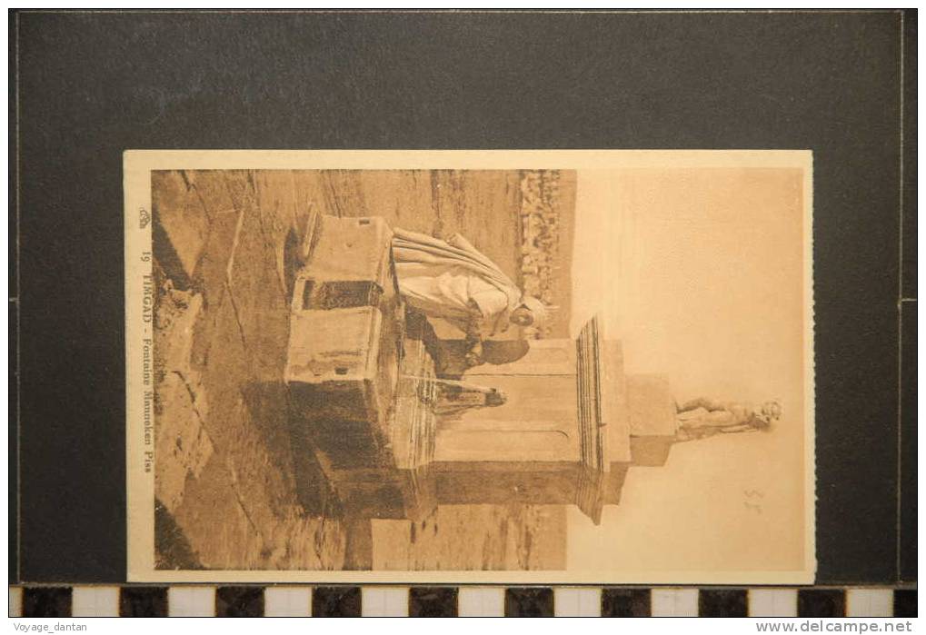 TIMGAD ALGERIE  FONTAINE MANNEKEN PISS