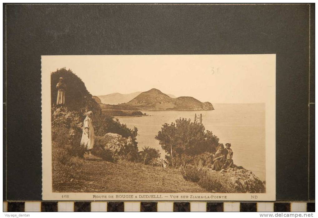 ROUTE DE BOUGIE A DJIDJELLI  VUE SUR ZIANA LA POINTE