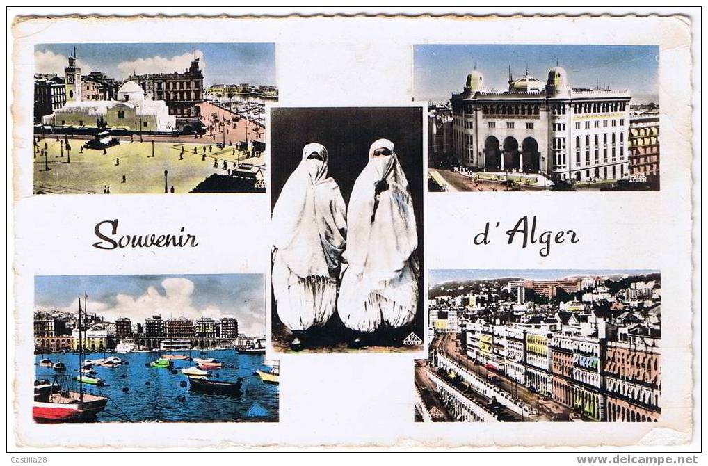 cpsm ALGER souvenir multivues
