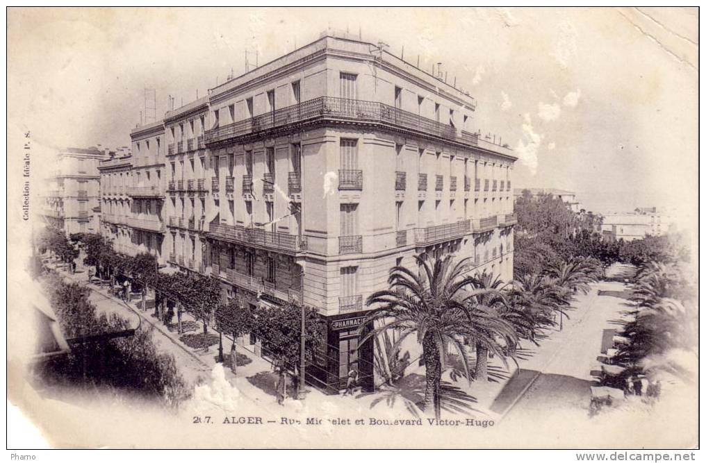 Algerie Alger rue Michelet boulevard Victor Hugo