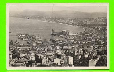 ALGER - LE PORT DE L´AGHA ET LA BAIE D´ALGER EN 1951 - CIRCULÉE EN 1951 -