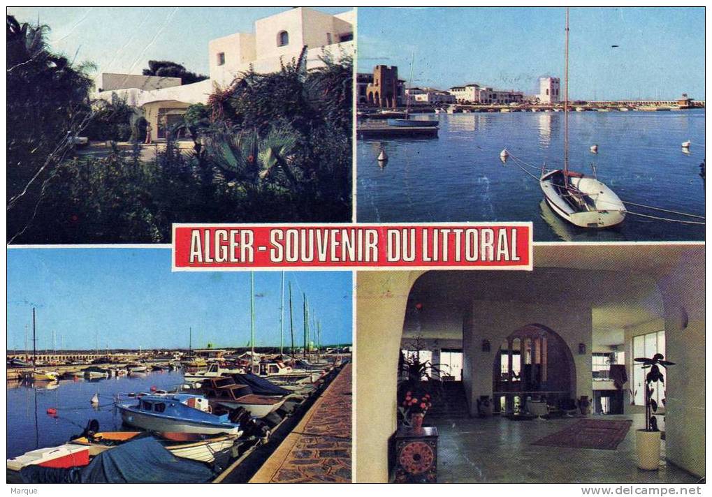 Cpm ALGER Souvenir du Littoral